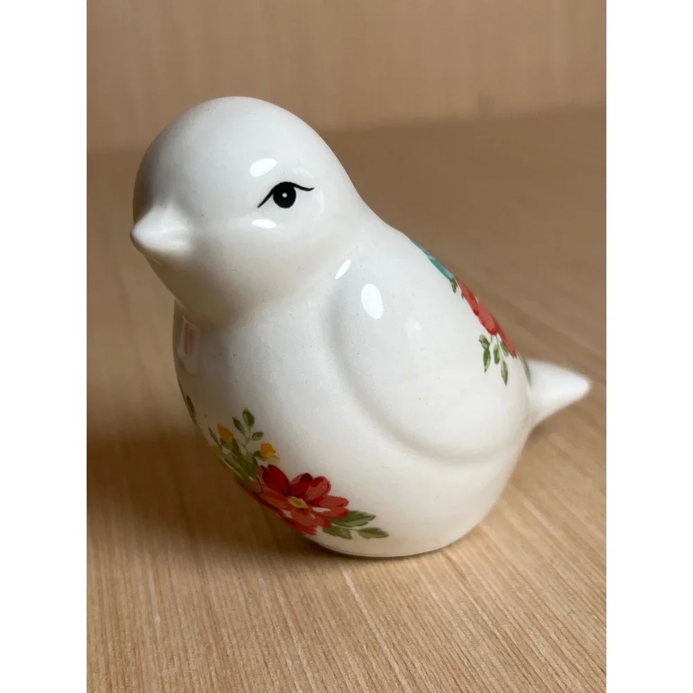 The Pioneer Woman Breezy Blossom Bird Salt and Pepper Shaker Discontinued Set